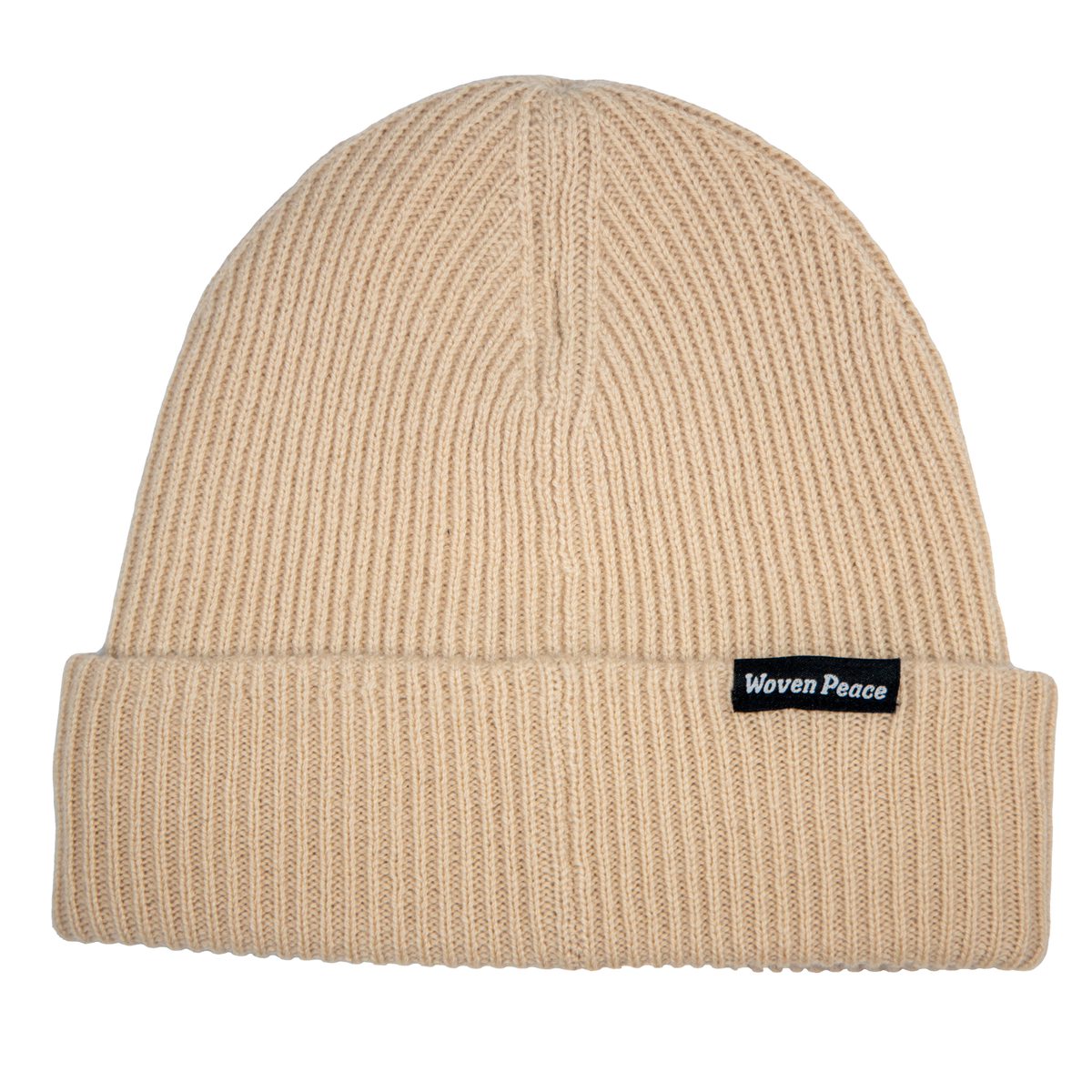 Cream Cashmere/Wool Beanie | Woven Peace