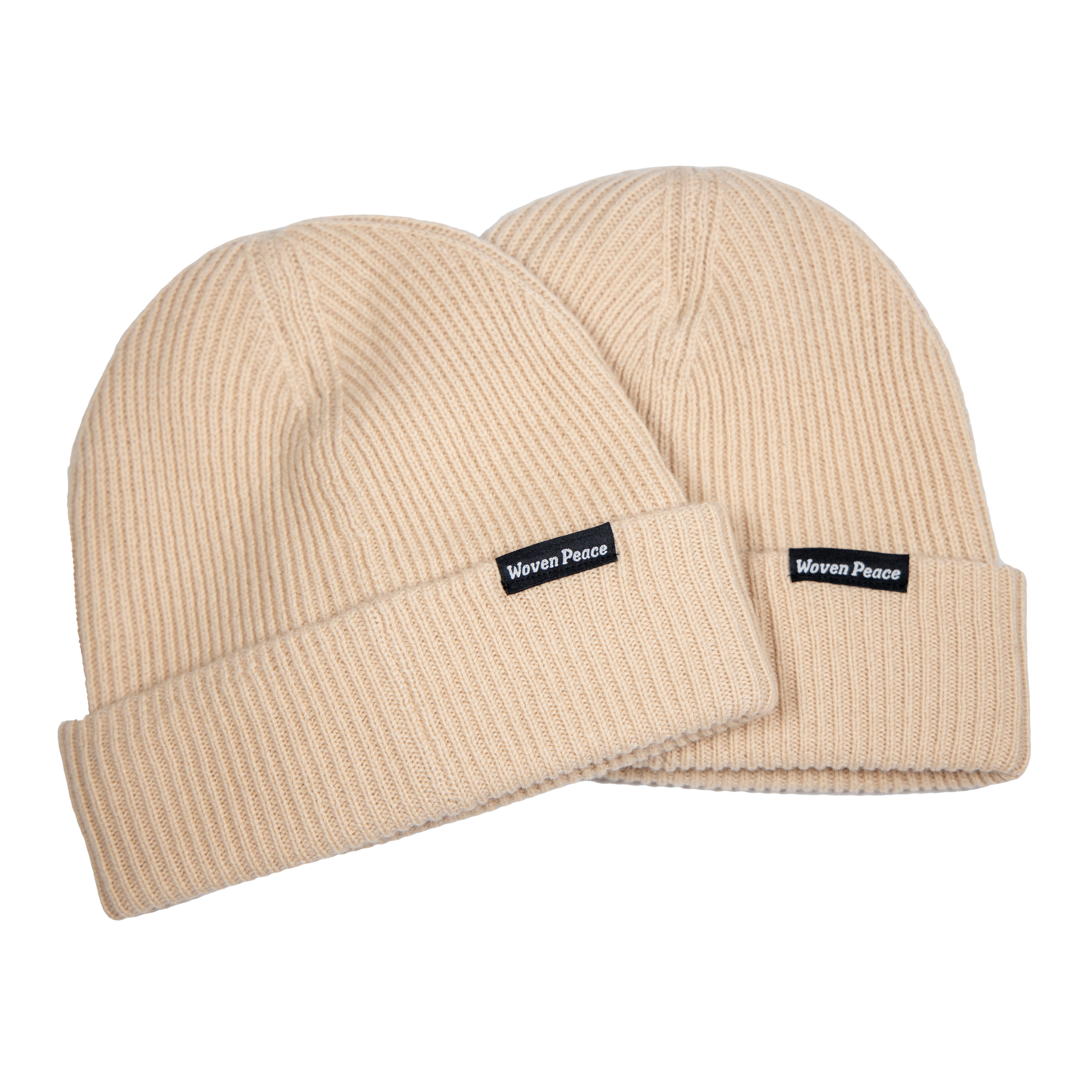 Cream Cashmere/Wool Beanie | Woven Peace